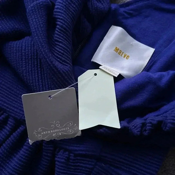 Anthropologie MAEVE Blue Cobalt Ottoman Cocktail Dress XS NWT - Picture 5 of 9